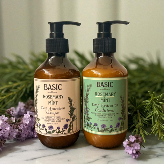 BASIC 2-in-1 Rosemary & Mint Rosemary & Mint Sulphate-Free Shampoo & Conditioner