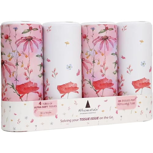 Car Tissue Tube - Floral Fantasy